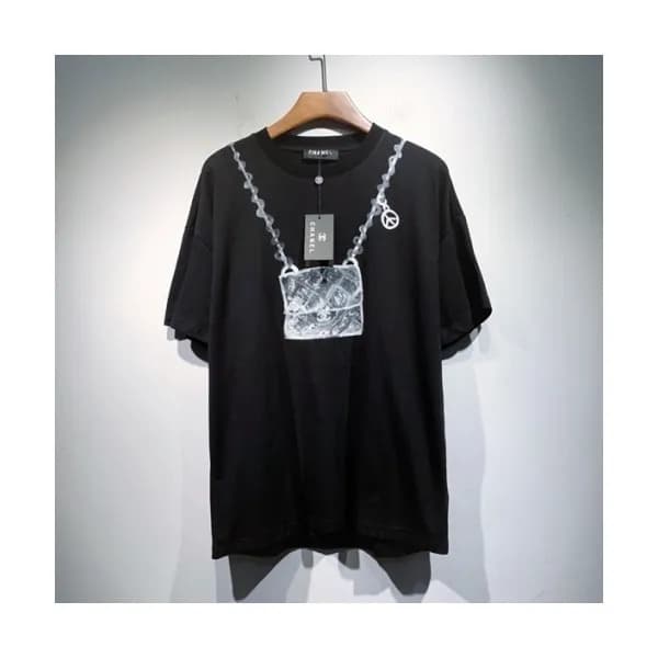 Chanel Mm/Wm 'CC' Logo Cotton Short Sleev… - 1