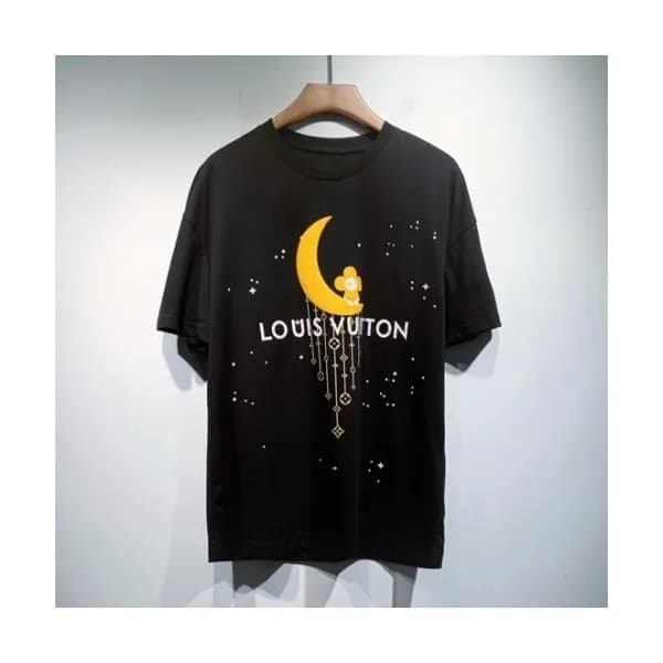 Louis vuitton Mm/Wm Logo Short Sleeved Tshirts Bl… - 1