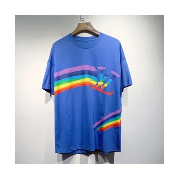 Louis vuitton Mm/Wm Logo Short Sleeved Tshirts Bl… - 1