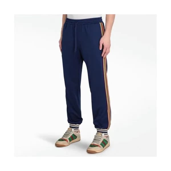 Gucci Mens Casual Pants Blue - 구찌 2021 남성 캐쥬얼 팬츠 … - 1