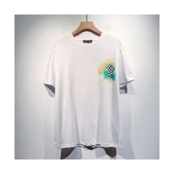 Chrome hearts Mens Logo Casual Short Sleeved Tshi… - 1