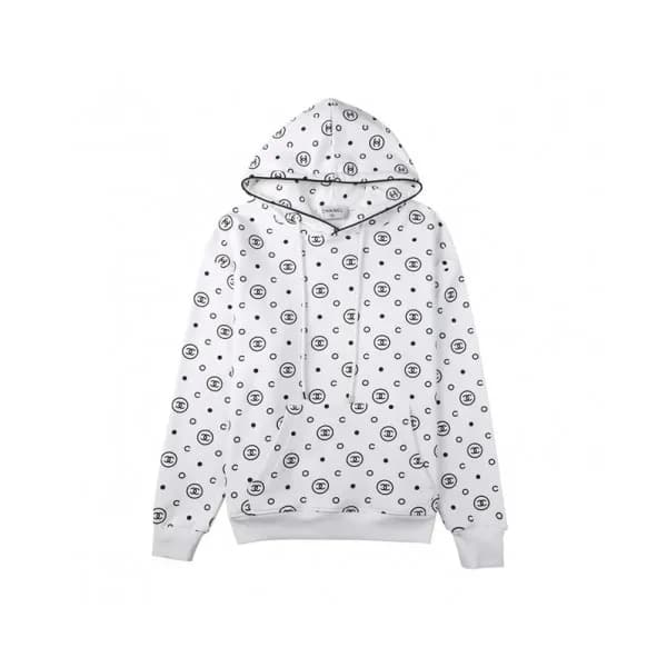 Chanel Mm/Wm Logo Cotton Hoodie White - 샤넬 2021 남… - 1