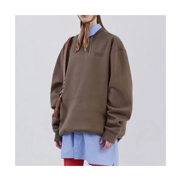 ADER Mens Minimal Cotton Tshirts Brown - ADER 20… - 1