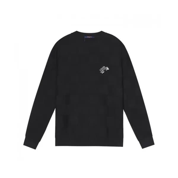 Louis vuitton Mens Casual Sweaters Black - 루이비통 2… - 1