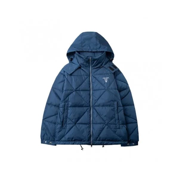 Prada Mm/Wm Logo Casual Jackets Blue - 프라다 2021 남… - 1
