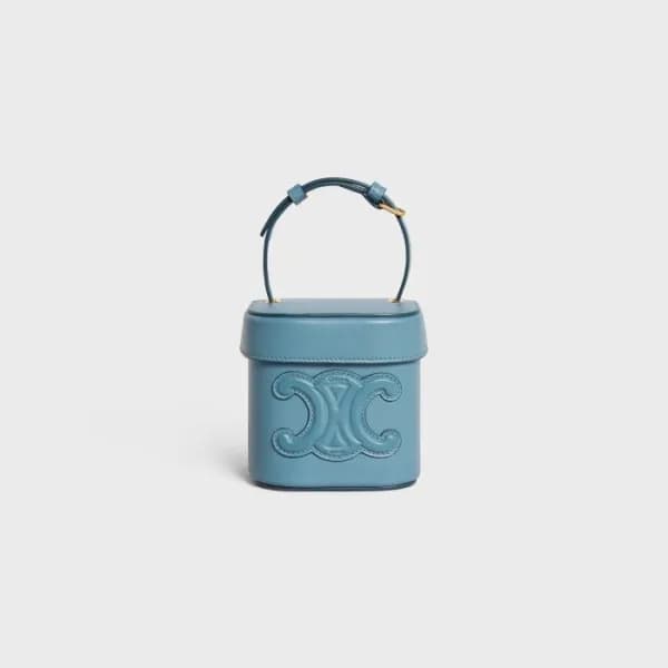 셀린느 여성 Box 트리엄펫 블루 미니백 - Celine Womens Blue Mini B… - 1