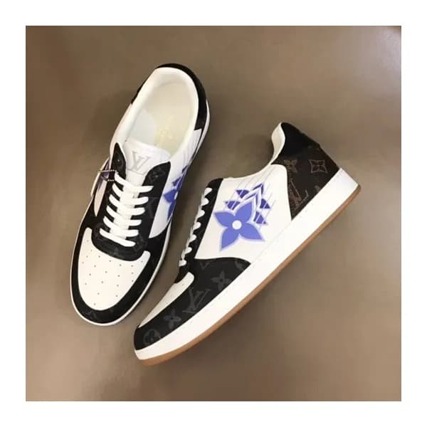루이비통 남성 클래식 블랙 스니커즈 - Mens Black Sneakers - lou049… - 1