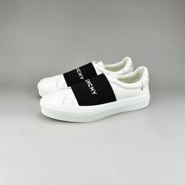 지방시 남/녀 클래식 화이트 스니커즈 - Unisex White Sneakers - giv… - 1