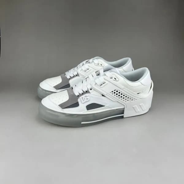 돌체앤가바나 남성 클래식 화이트 스니커즈 - Mens White Sneakers - dol… - 1