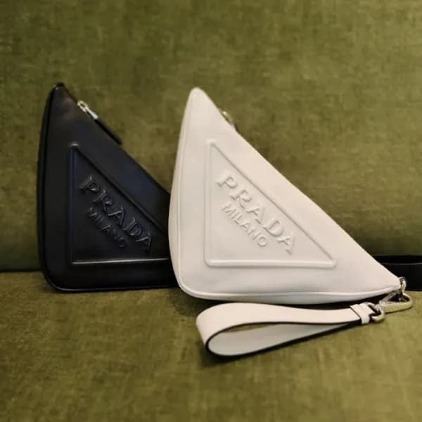 프라다 여성 화이트 Pouch - Prada Womens White Pouch - pra0… - 1