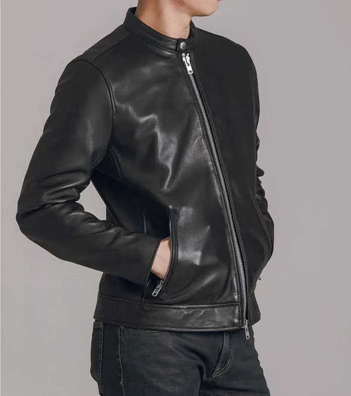 톰포드 남성 블랙 가죽 자켓 - Mens Brown Jackets - tof0018x - 1