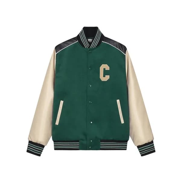 셀린느 남/녀 캐쥬얼 그린 자켓 - Unisex Green Jackets - cel0505… - 1