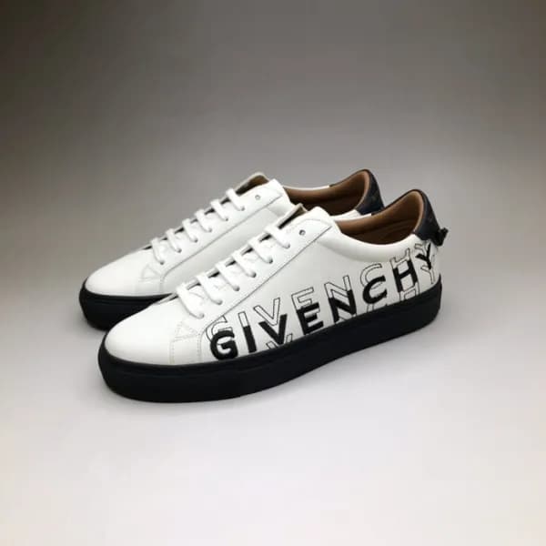 지방시 남/녀 클래식 화이트 스니커즈 - Givenchy Unisex White Sneak… - 1