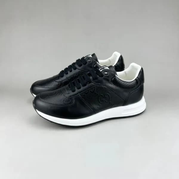 구찌 남성 클래식 블랙 스니커즈- Gucci Mens Black Sneakers - guc… - 1