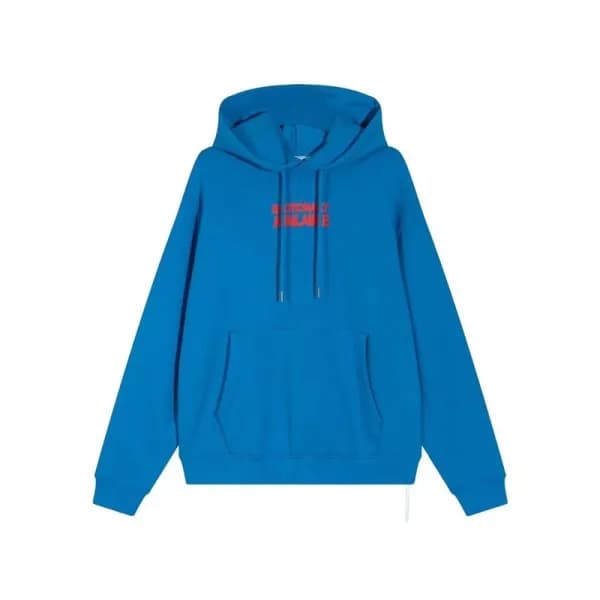 오프화이트 남성 캐쥬얼 블루 후드티 - Off-white Mens Blue Hoodie -… - 1