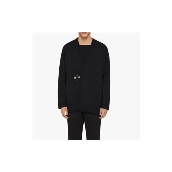 지방시 남성 베이직 블랙 가디건 - Givenchy Mens Black Cardigan -… - 1