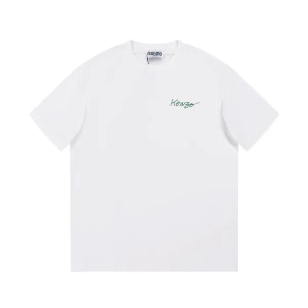 겐조 남/녀 화이트 크루넥 반팔티 - Kenzo Unisex White Tshirts - … - 1