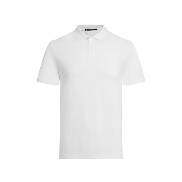 루이비통 남성 화이트 폴로 반팔티 - Louis vuitton Mens White Shor… - 1