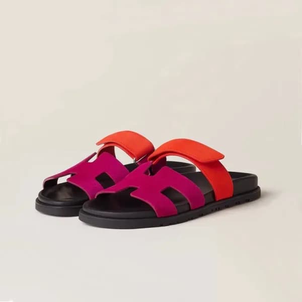 에르메스 여성 핑크 슬리퍼 - Hermes Womens Pink Slipper - he20… - 1