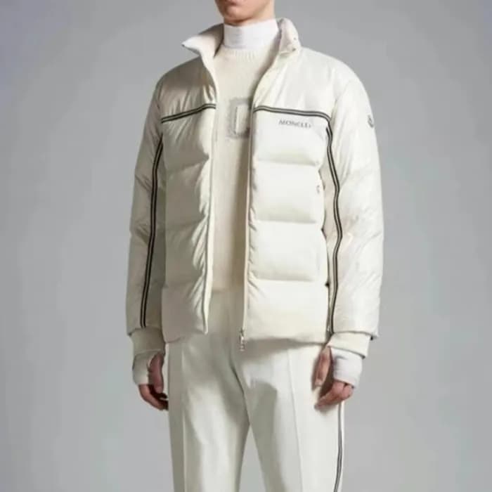 몽클레어 남성 화이트 덕다운 패딩 - Moncler Mens White Down Paddi… - 1