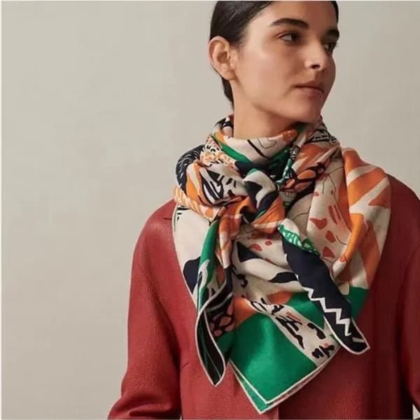 에르메스 여성 캐시 그린 스카프 - Hermes Womens Green Scarf - he… - 1