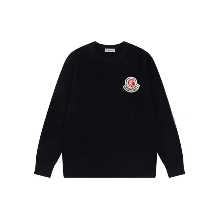 몽클레어 남성 크루넥 니트 - Moncler Mens Black Knits - mo246x - 1