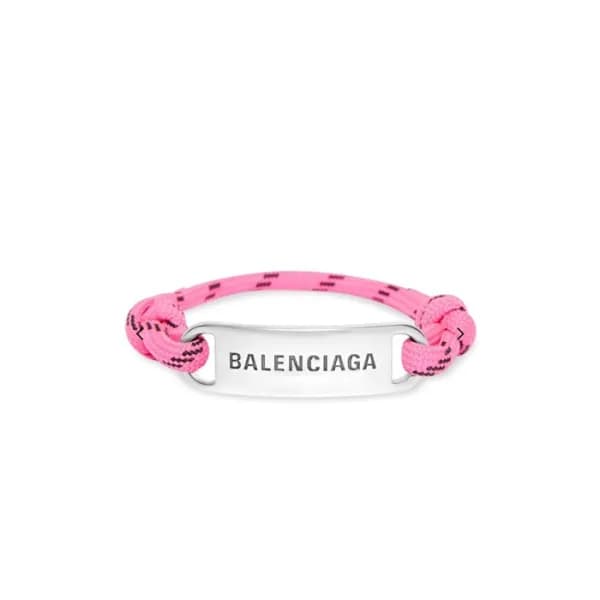 발렌시아가 남성 화이트 골드 팔찌 - Balenciaga Mens White Gold Ba… - 1