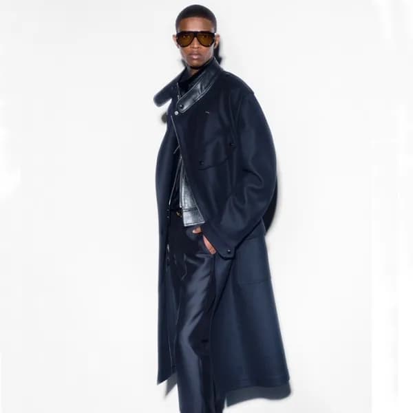 톰포드 남성 캐쥬얼 블랙 코트 - Tom Ford Mens Black Coats - tof… - 1