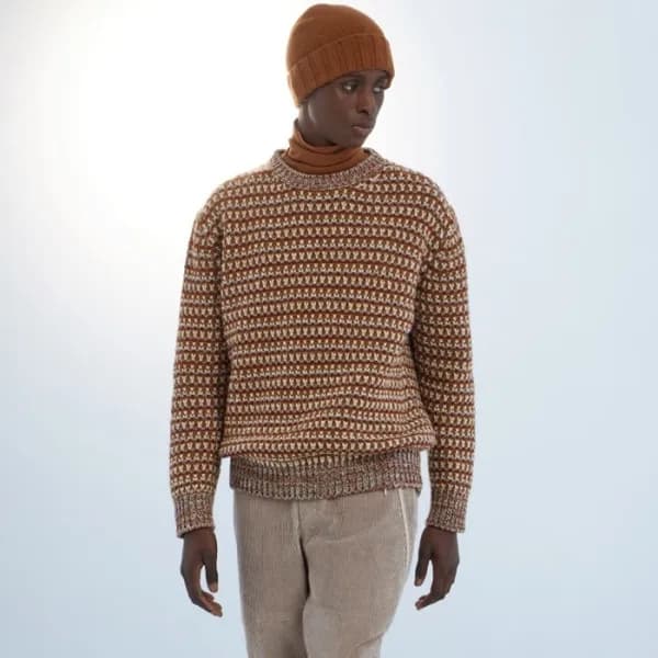 에르메네질도 제냐 남/녀 브라운 스웨터 - Ermenegildo Zegna Unisex B… - 1