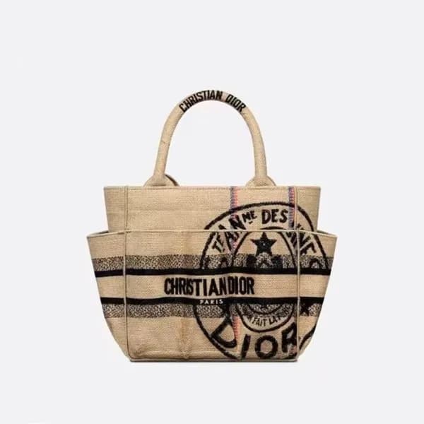 디올 여성 베이지 북토트 - Dior Womens Beige Book Tote - dib8… - 1