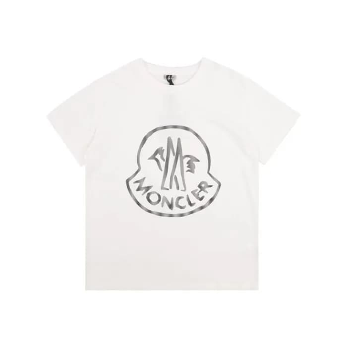 몽클레어 남성 화이트 반팔티 - Moncler Mens White Tshirts - moc… - 1
