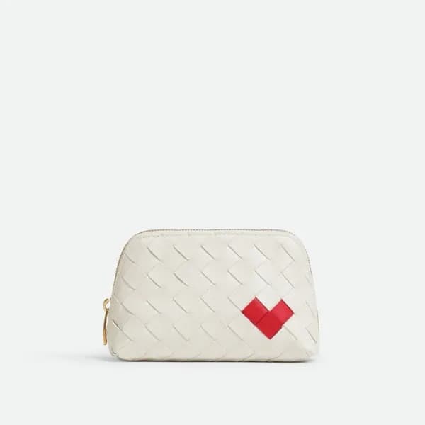 보테가 베네타 여성 화이트 파우치 - Bottega Veneta Womens White P… - 1