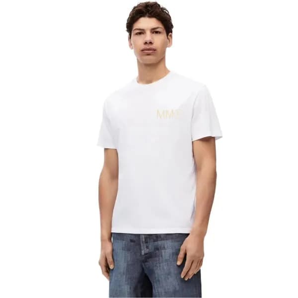 메종 마르지엘라 남/녀 화이트 반팔 티셔츠 - Maison Margiela Unisex W… - 1