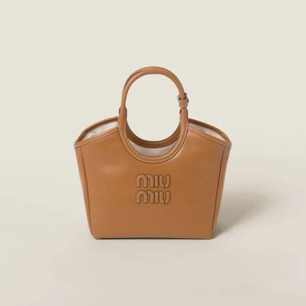 미우미우 여성 탄 아이비 백 - Miumiu Womens Ivy Bag - mib2054x - 1