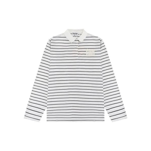 미우미우 여성 폴로 긴팔티 - Miumiu Womens Polo Tshirt - miu15… - 1