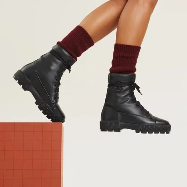 에르메스 남/녀 클래식 앵클 부츠 - Hermes Unisex Classic Boots -… - 1