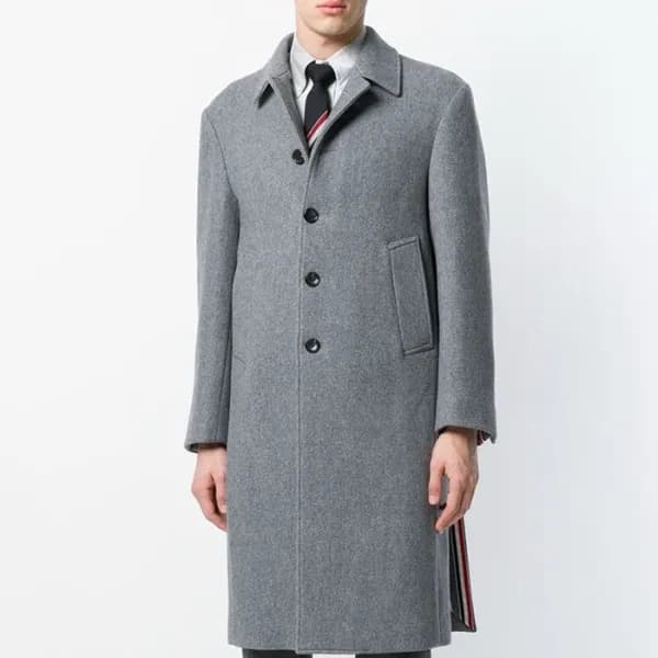 톰브라운 남성 베이직 코트 - Thom Browne Mens Basic Coat - thc… - 1