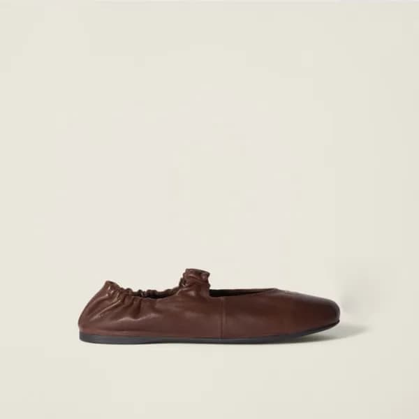미우미우 여성 나파 발레리나 - Miumiu Womens Nappa Plats - mis3… - 1