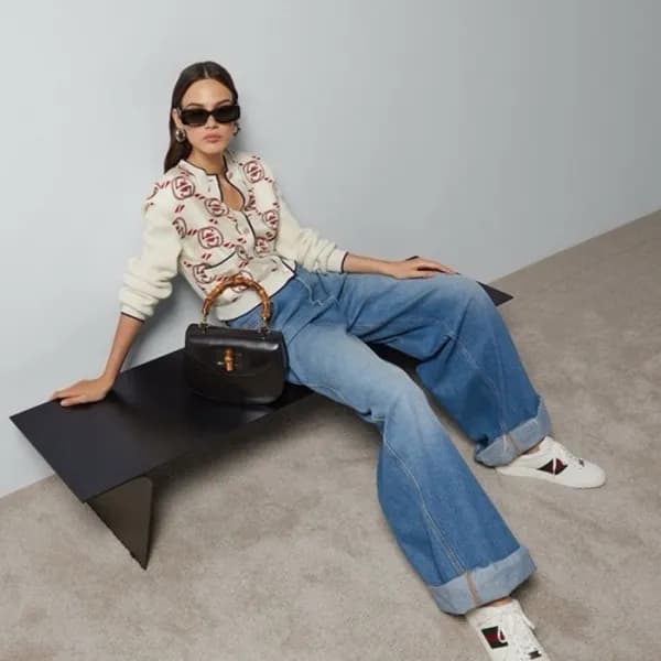 구찌 여성 브이넥 가디건 - Gucci Womens V-neck Cardigan - guc… - 1