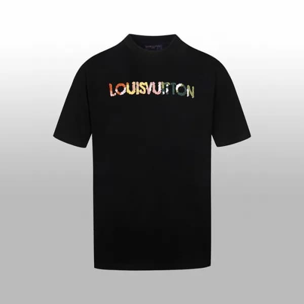 루이비통 남성 라운드 반팔 티셔츠 - Louis vuitton Mens Round Tshi… - 1
