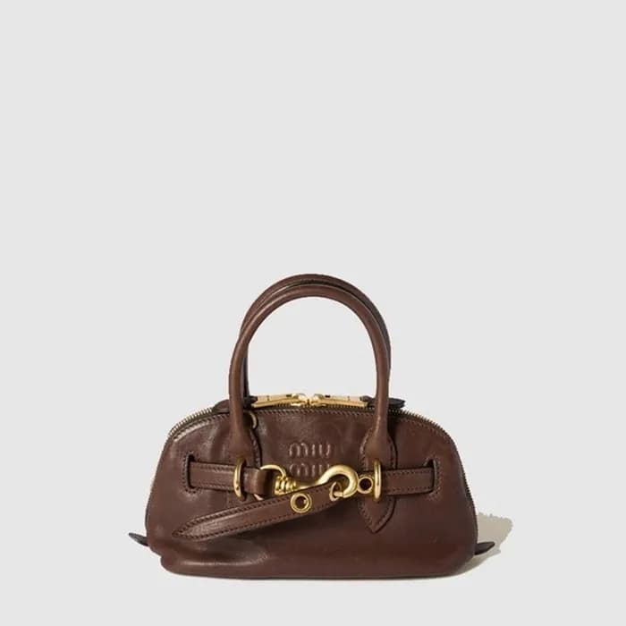 미우미우 여성 아방뛰르 미니 나파 가죽 백 - Miumiu Womens Avanture M… - 1