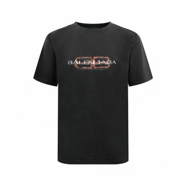발렌시아가 남성 라운드 반팔 티셔츠 - Balenciaga Mens Round Tshirt… - 1