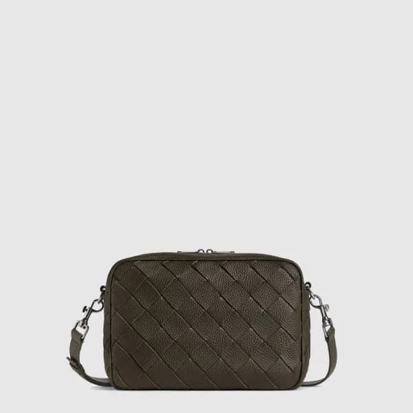 보테가 베네타 남성 미디엄 인트레치아토 카메라 백 - Bottega veneta Mens … - 1