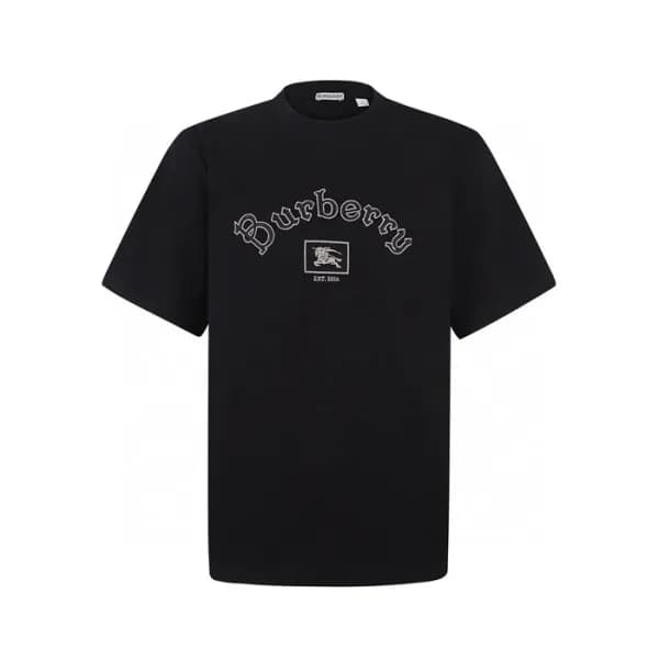 버버리 남성 라운드 반팔 티셔츠 - Burberry Mens Round Tshirt - b… - 1