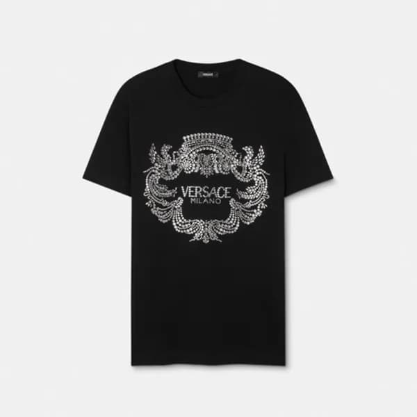 베르사체 남성 반팔 티셔츠 - Versace Mens Round Tshirt - vec15… - 1