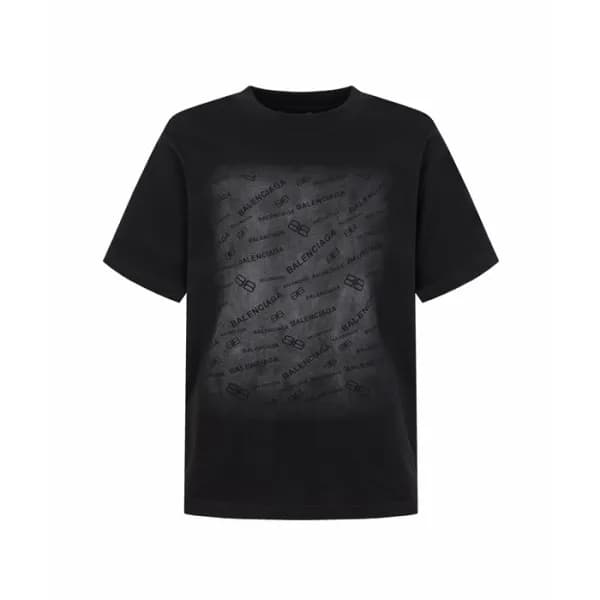 발렌시아가 남성 라운드 반팔 티셔츠 - Balenciaga Mens Round Tshirt…