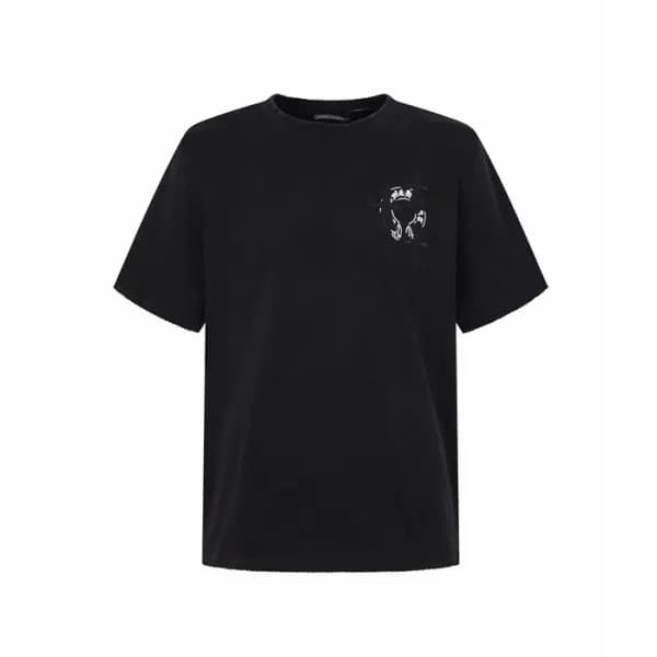 크롬하츠 남성 라운드 반팔티 - Chrom Hearts Mens Round Tshirt -… - 1