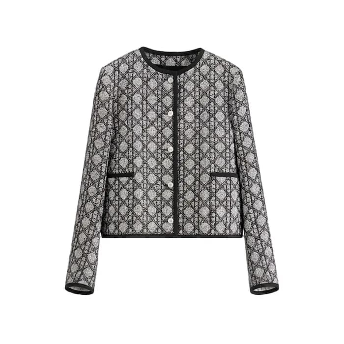 디올 여성 마크로카나쥬 재킷 - Dior Womens Macrocannage Jacket … - 1