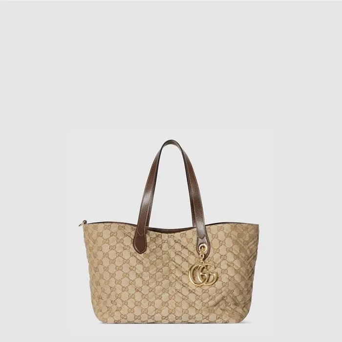 구찌 여성 GG 마몬트 미디엄 토트백 - Gucci Womens GG Marmont Med… - 1