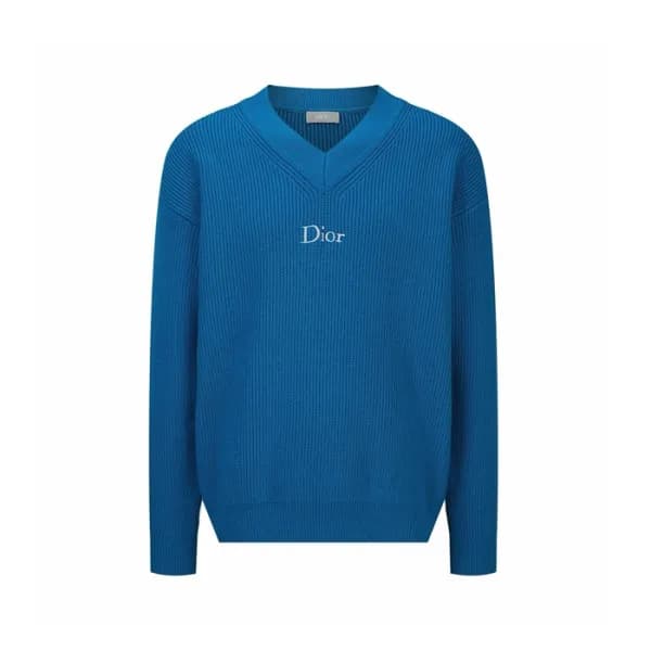 디올 남성 브이넥 니트웨어 - Dior Mens V-neck Sweater - dic17002x - 1
